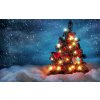 Kerstkrans met amandelen